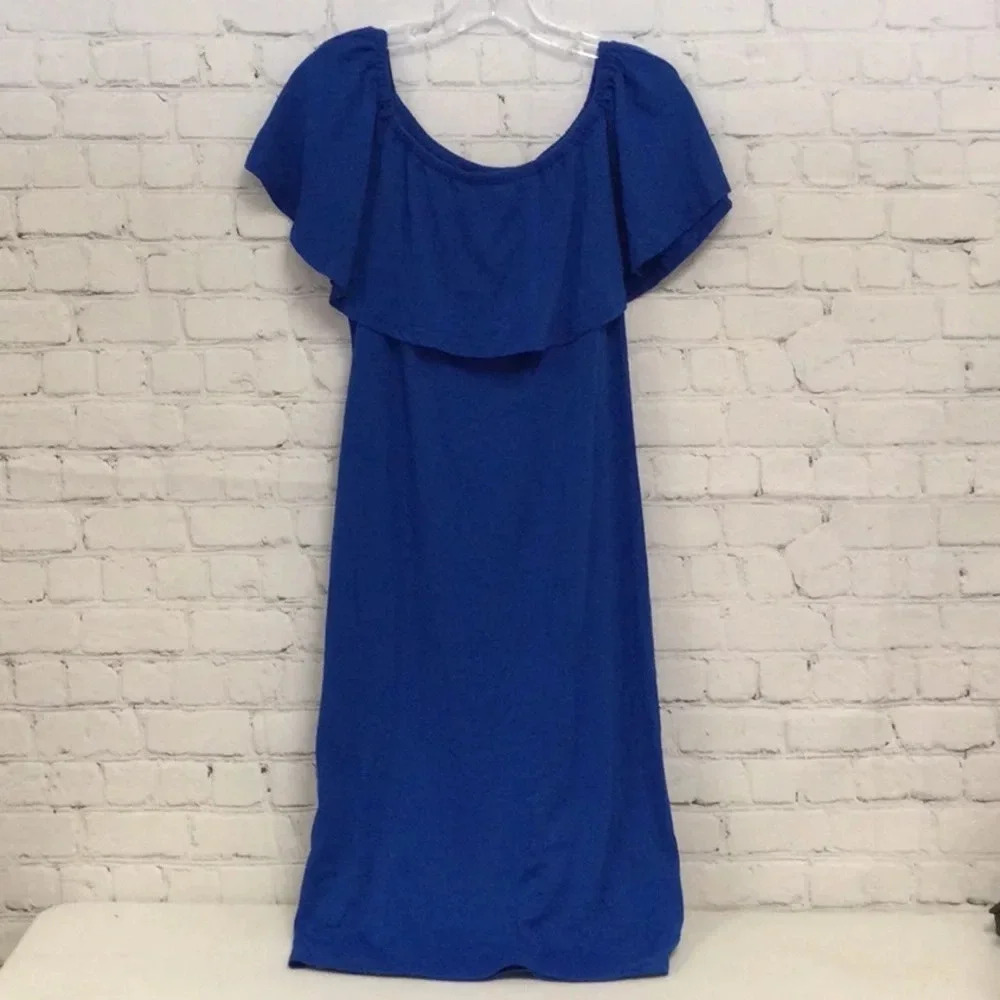 NWT Coolmee Royal Blue Maternity Dress